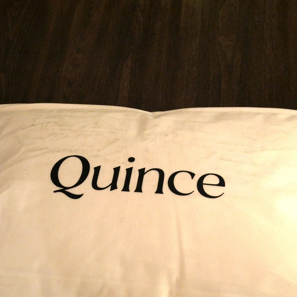 NEW Quince Home Premium Down Alternative Pillow White Standard Medium Firm